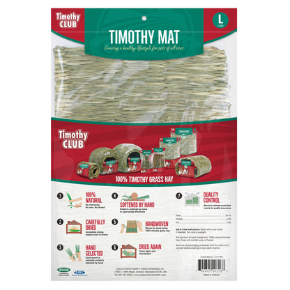 Timothy Mat LARGE by Oxbow (Timothy CLUB) - BinkyBunny.com House Rabbit Store