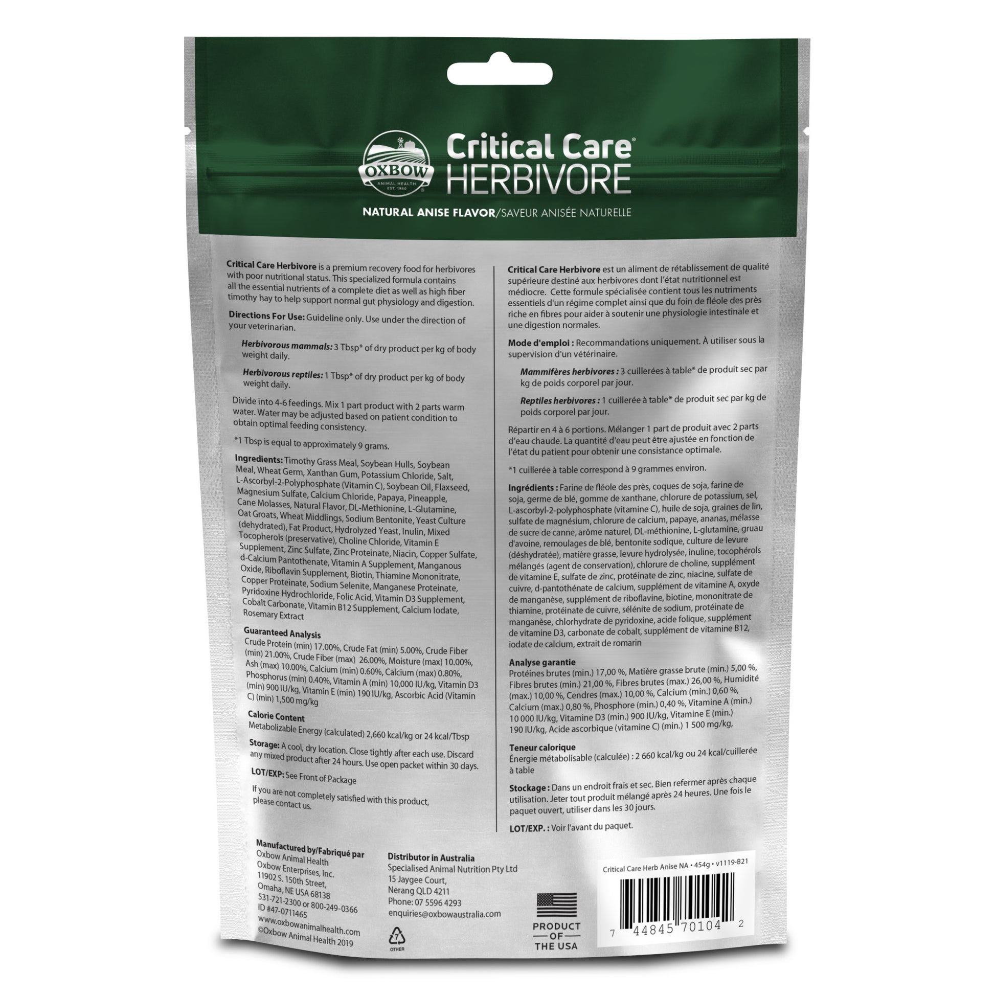 Critical Care Herbivore (Four Varieties) - BinkyBunny.com House Rabbit Store