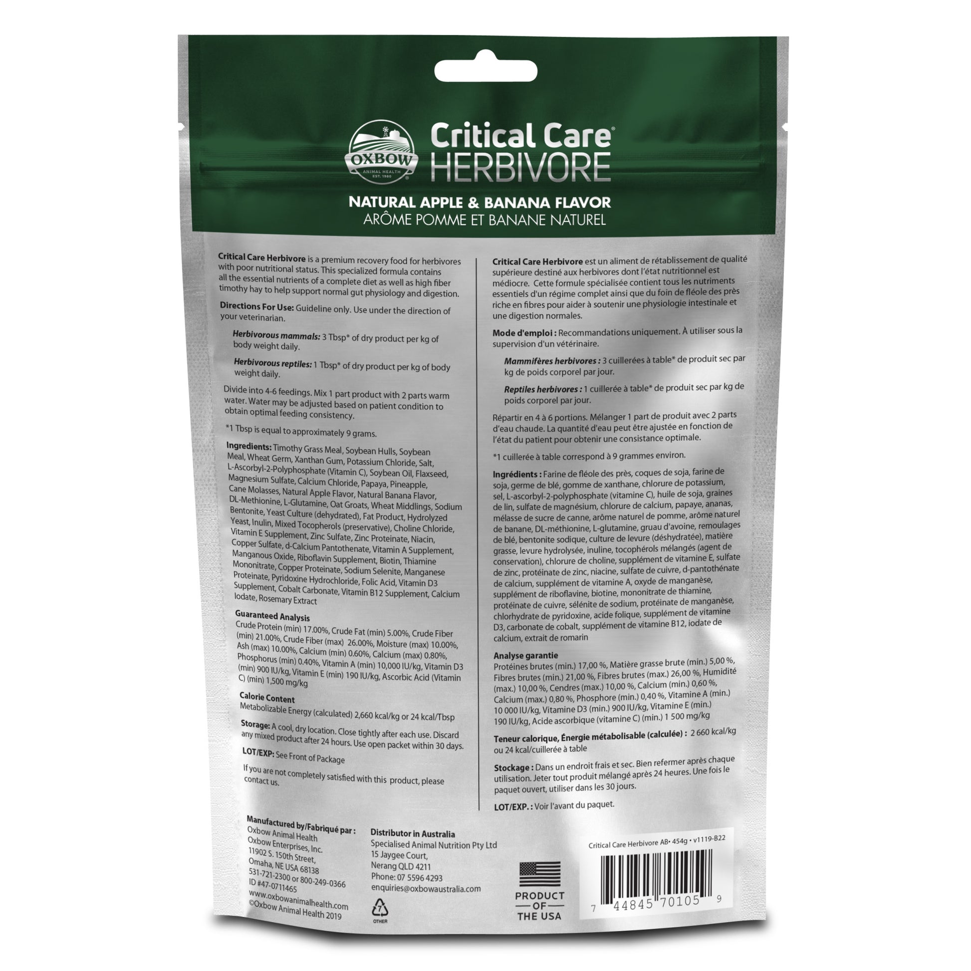 Critical Care Herbivore (Four Varieties) - BinkyBunny.com House Rabbit Store