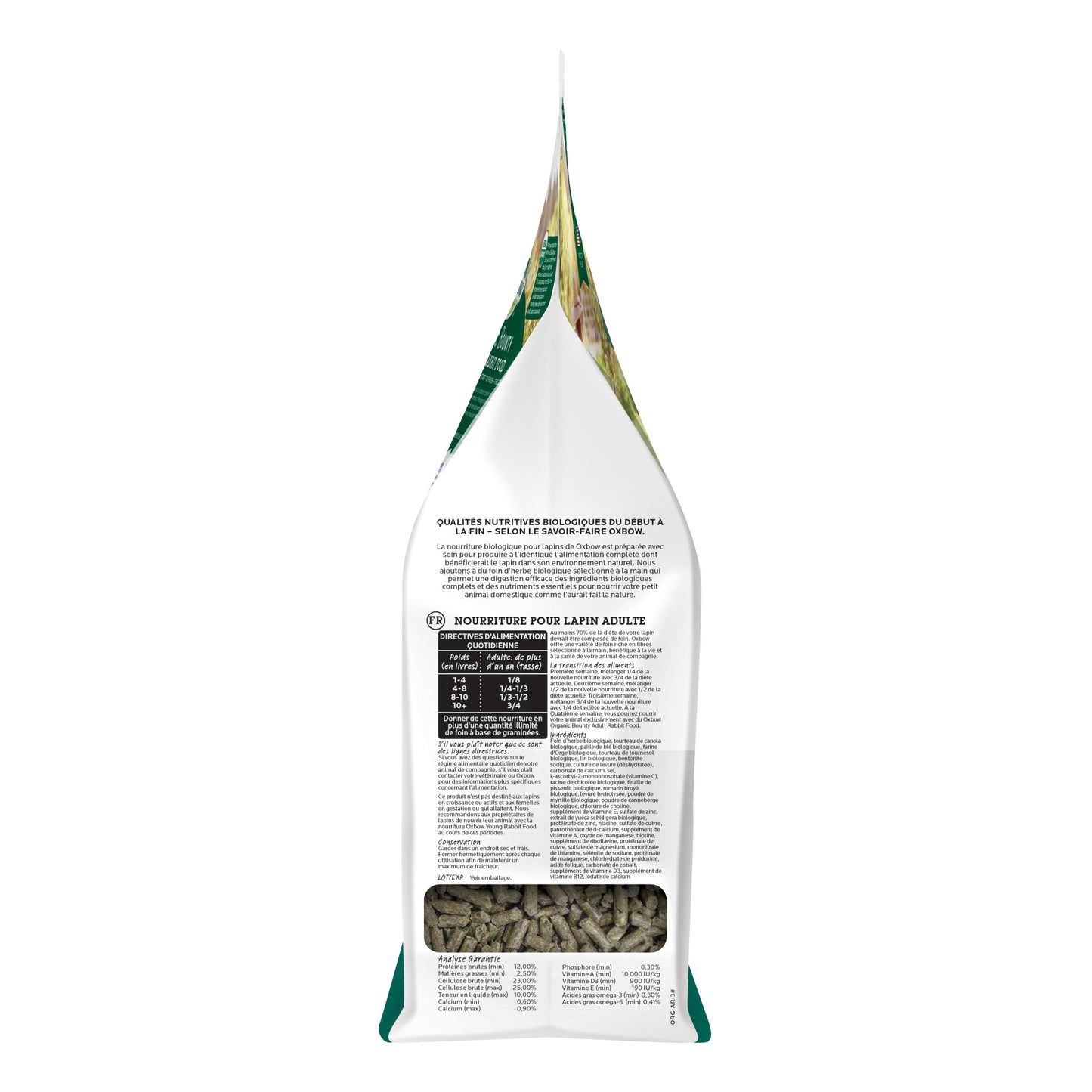 Organic Bounty ADULT Rabbit Food - 3 lb. - BinkyBunny.com House Rabbit Store