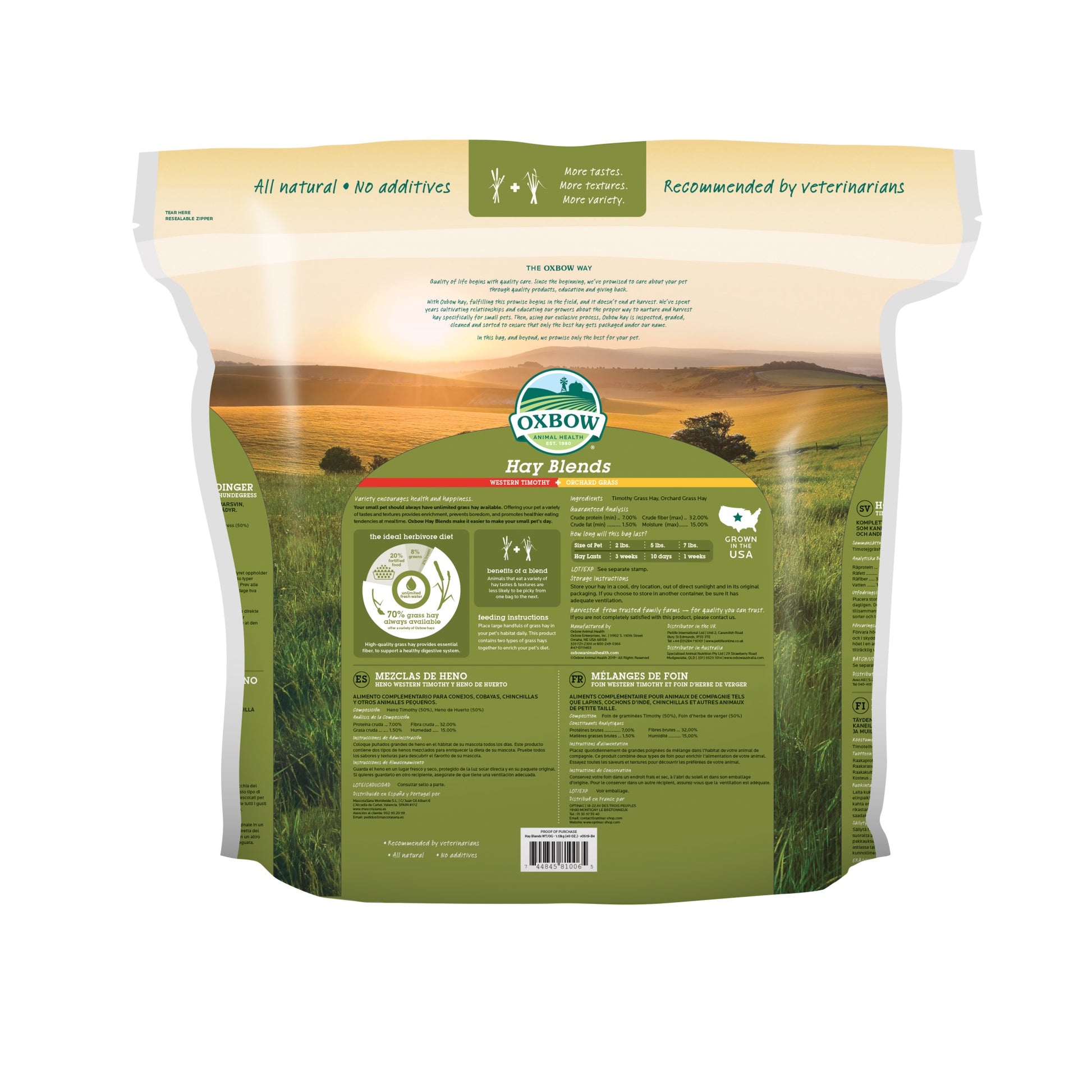 Hay Blend - 40 oz - BinkyBunny.com House Rabbit Store
