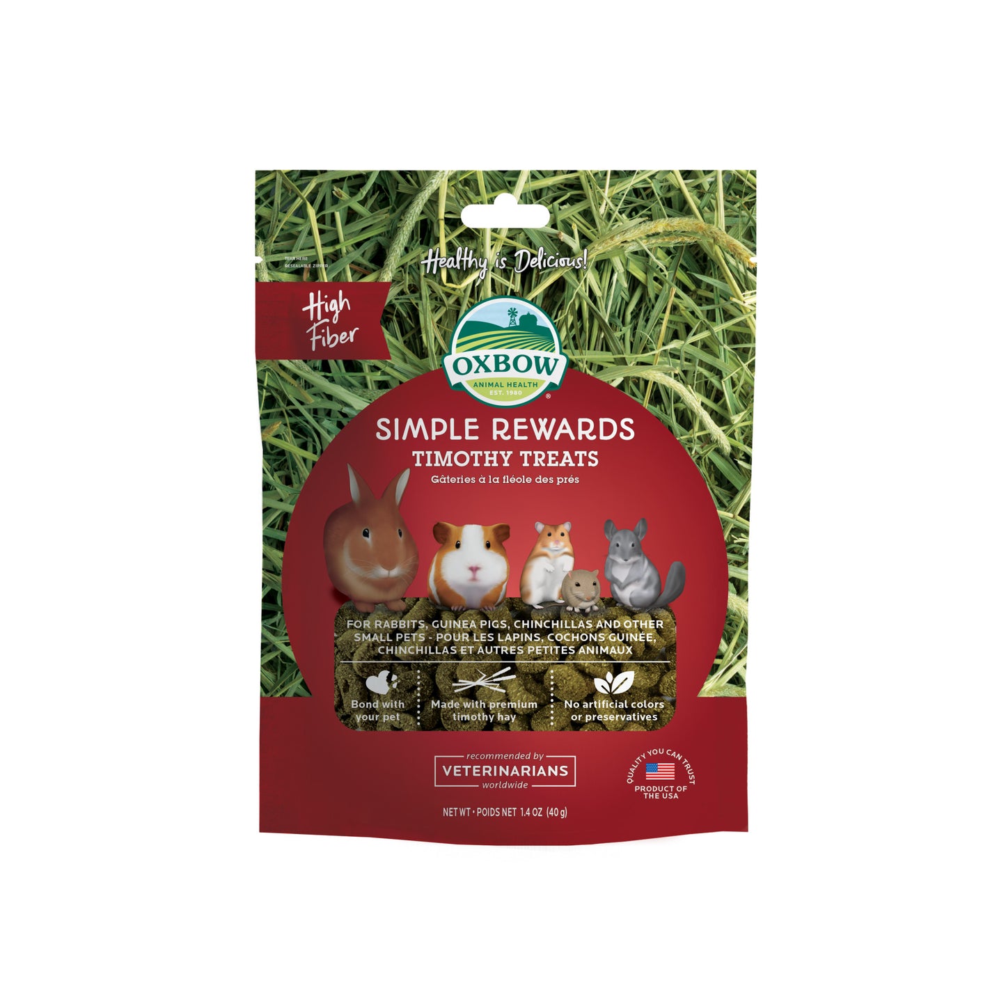 Simple Rewards Timothy Treats - BinkyBunny.com House Rabbit Store