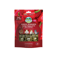 Simple Rewards Baked Treats with Bell Pepper - BinkyBunny.com House Rabbit Store