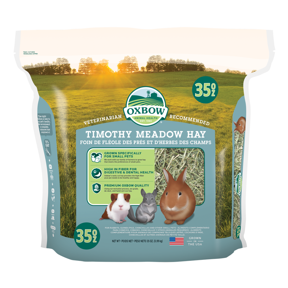 Timothy Meadow Hay 35 oz BinkyBunny House Rabbit Store