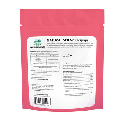 Natural Science PAPAYA Support - BinkyBunny.com House Rabbit Store