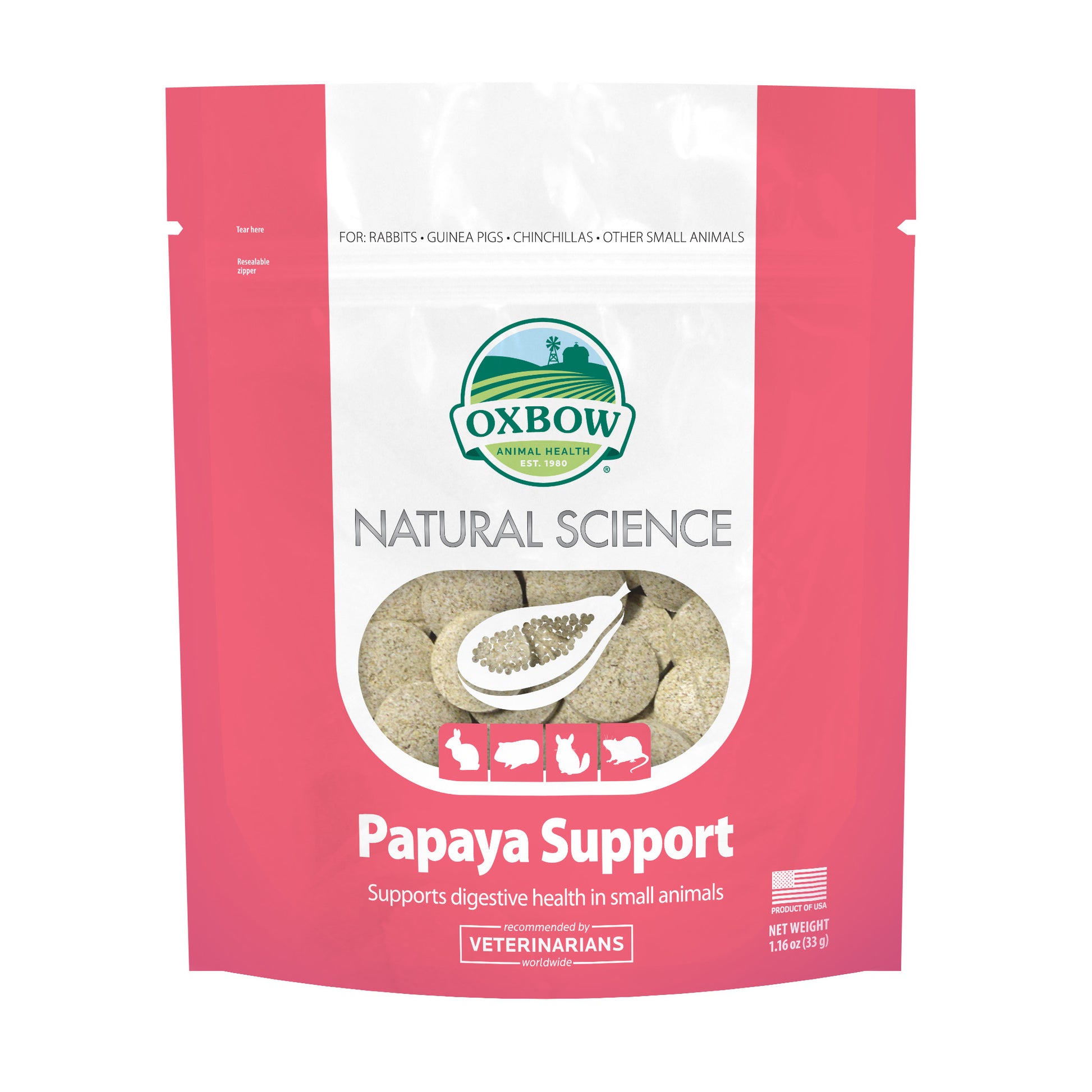 Natural Science PAPAYA Support - BinkyBunny.com House Rabbit Store