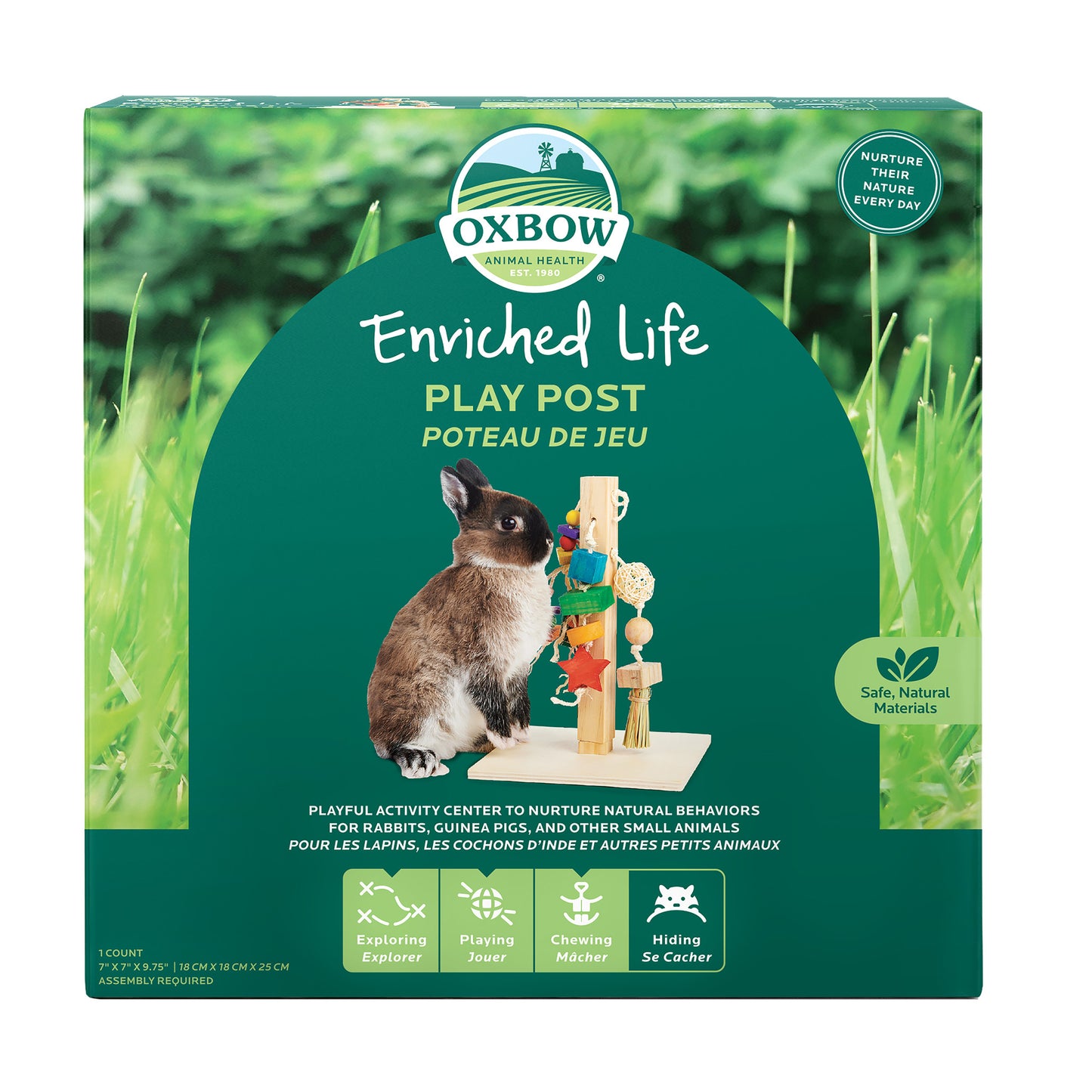 Play Post (Enriched Life) - BinkyBunny.com House Rabbit Store