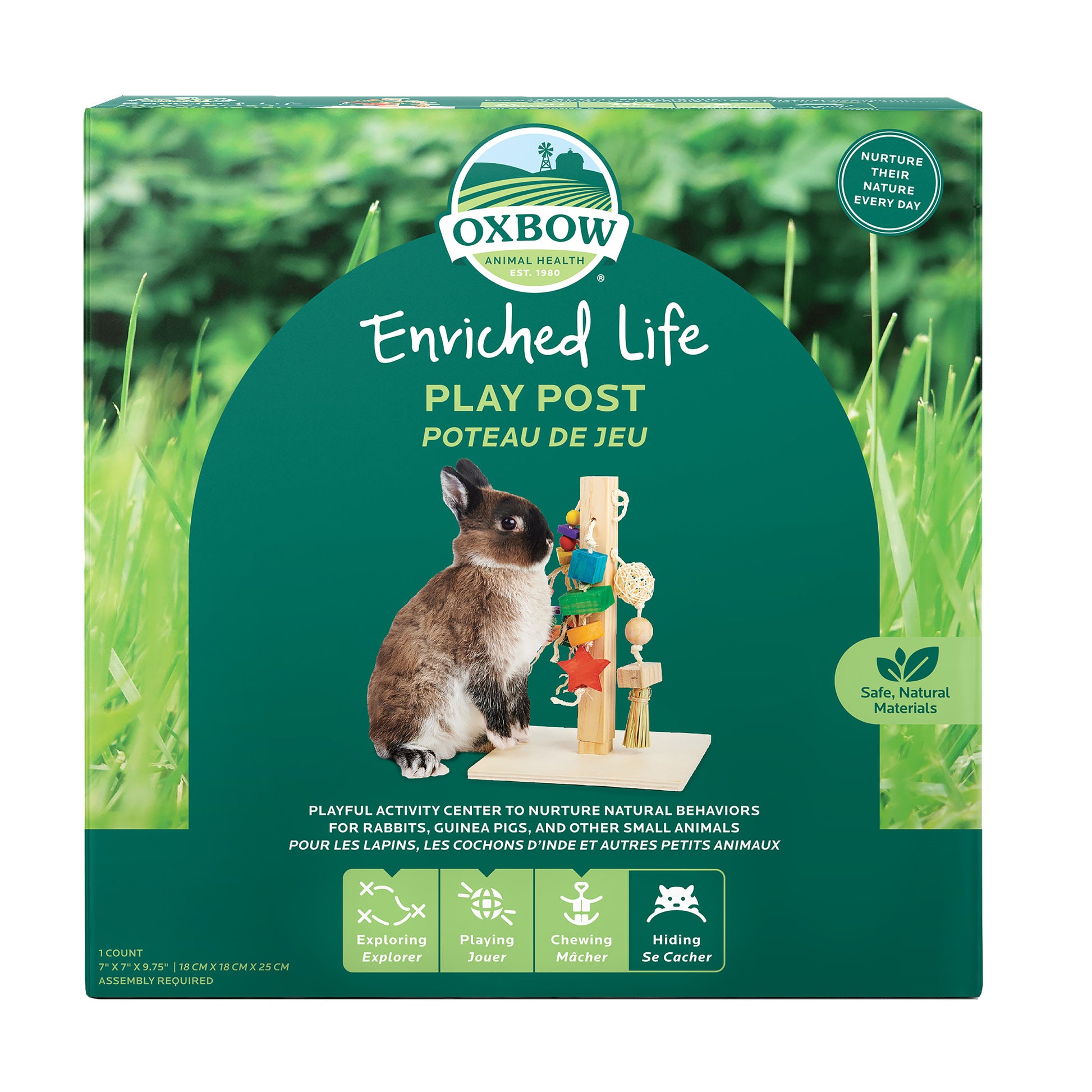 Play Post (Enriched Life) - BinkyBunny.com House Rabbit Store