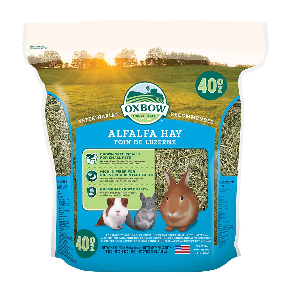 Alfalfa Hay - Now 40 oz - BinkyBunny.com House Rabbit Store
