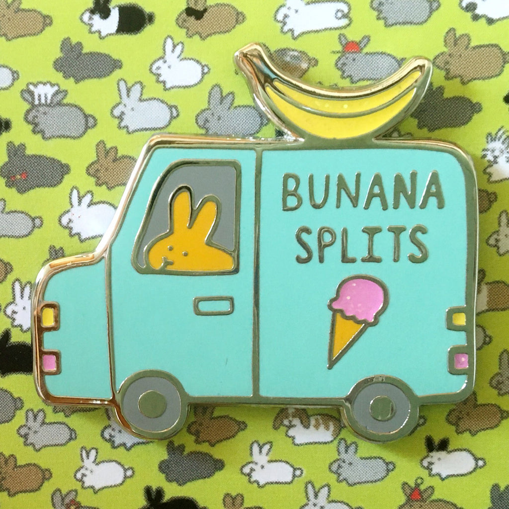 Bunana Splits Food Truck PIN - BinkyBunny.com House Rabbit Store