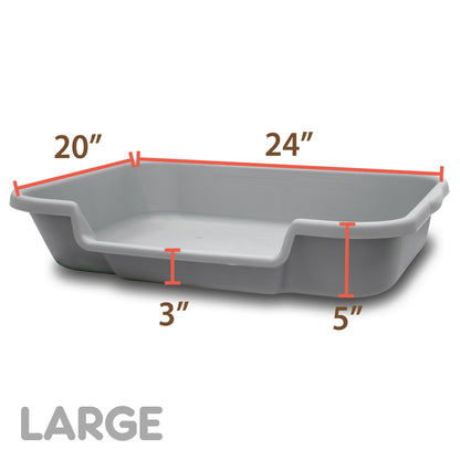 Litter Box - EASY ENTRY - BinkyBunny.com House Rabbit Store