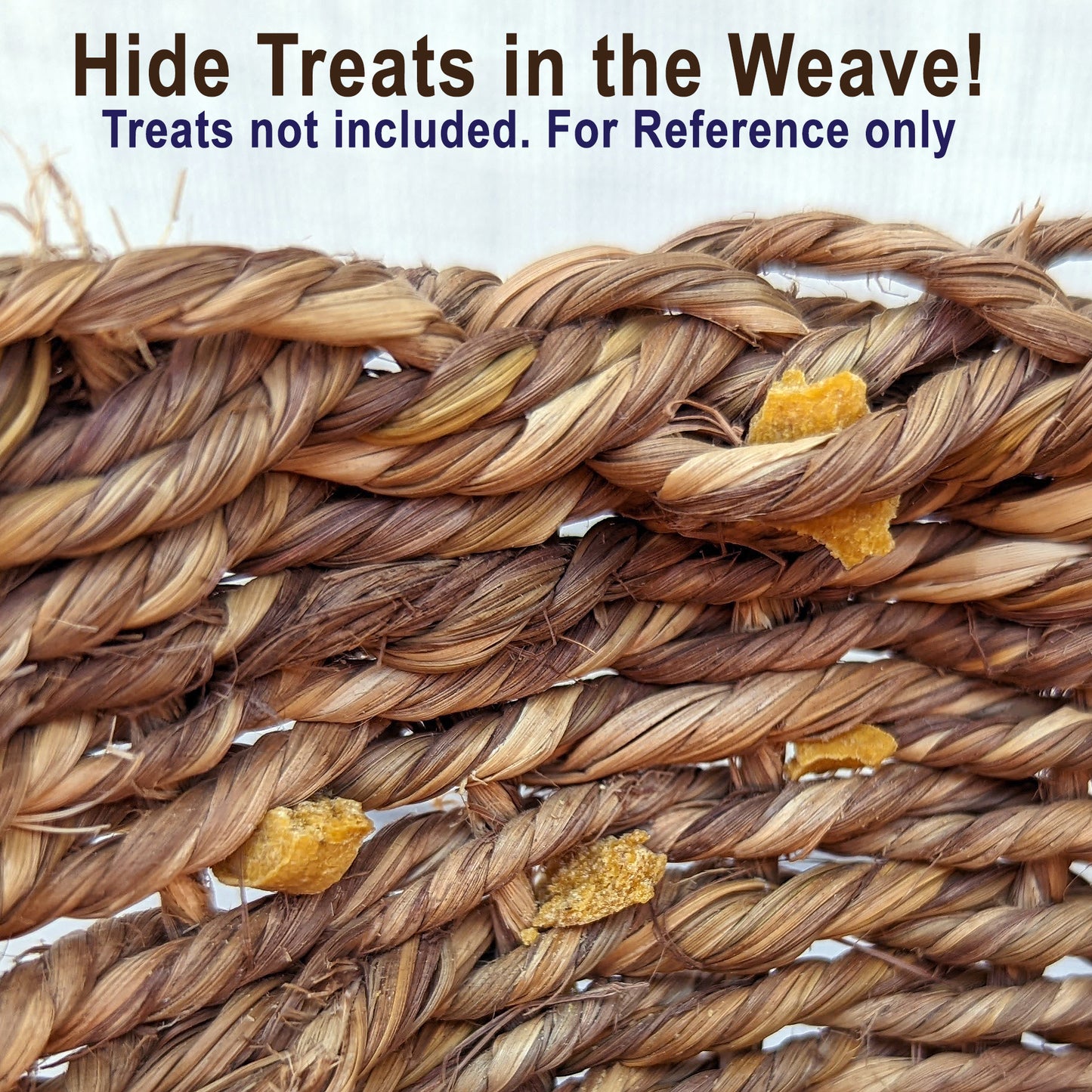 DOUBLE Weave Sea Grass Mat SMALL - 6 PACK [11" x 11"] - BinkyBunny.com House Rabbit Store