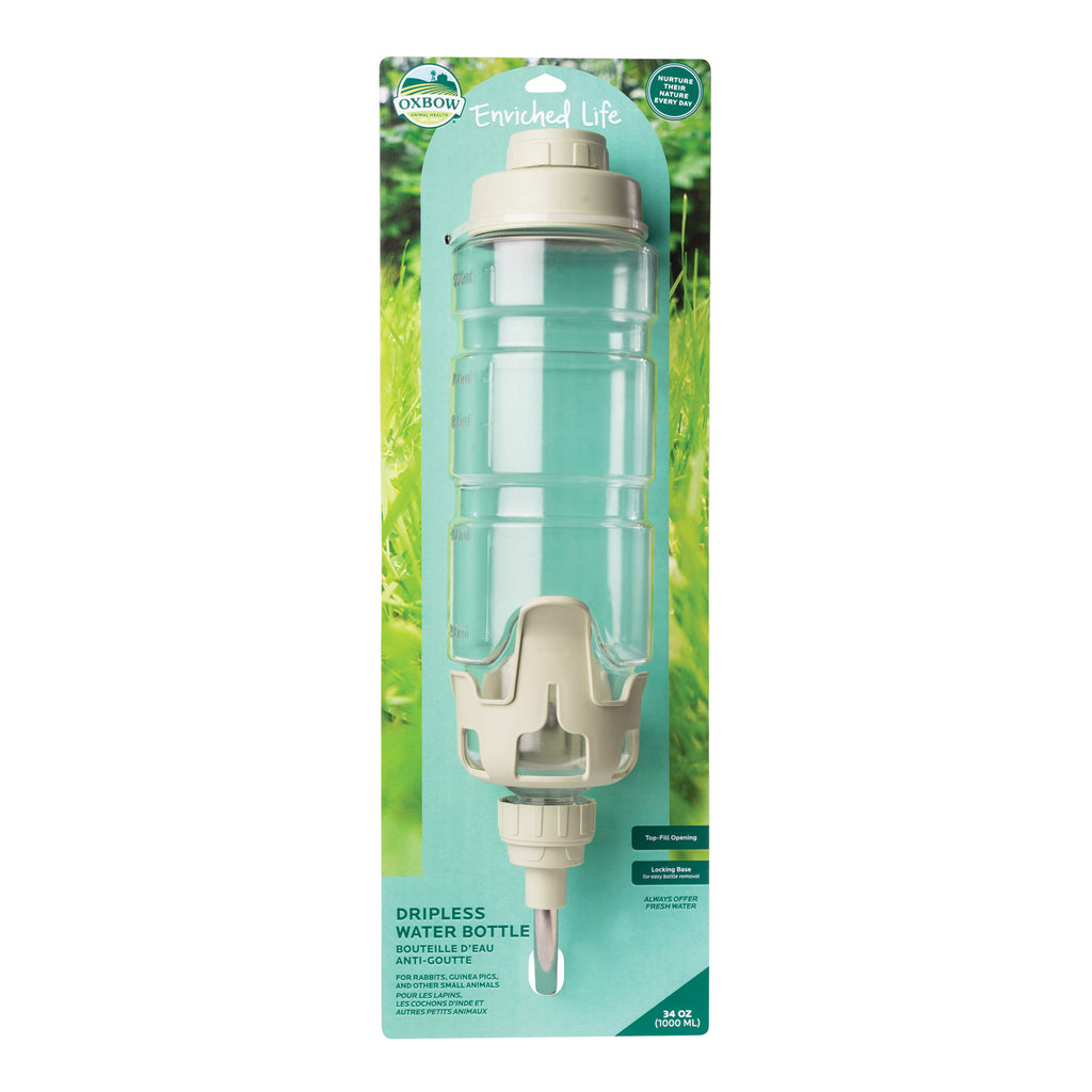 Dripless Water Bottle - 34 oz (Enriched Life) - BinkyBunny.com House Rabbit Store