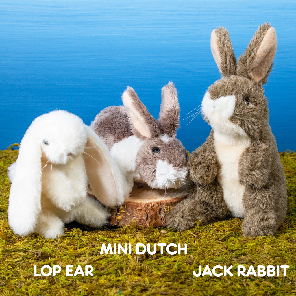 Finger Puppet - Mini Dutch Rabbit - BinkyBunny.com House Rabbit Store