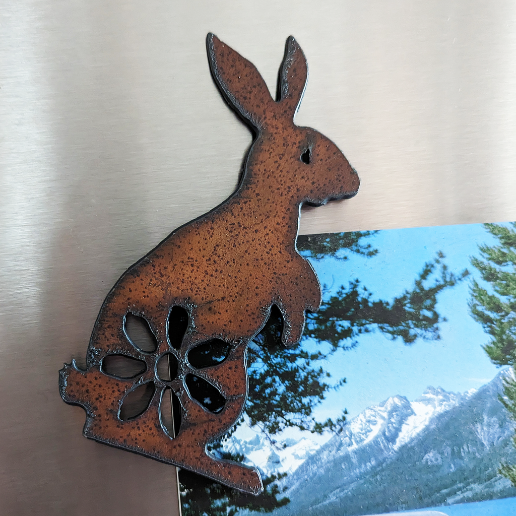 Magnet Iron Bunny (New) - BinkyBunny.com House Rabbit Store