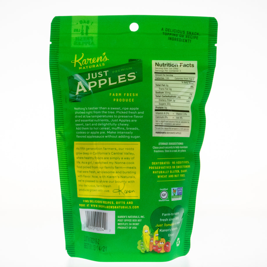 Organic Just Apples – Karen's Naturals