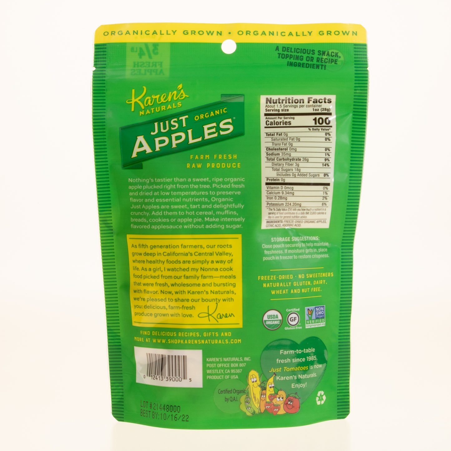 Just Apples - ORGANIC - BinkyBunny.com House Rabbit Store