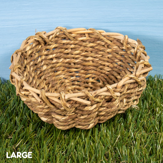 Sea Grass Bowl LARGE [6"] - BinkyBunny.com House Rabbit Store