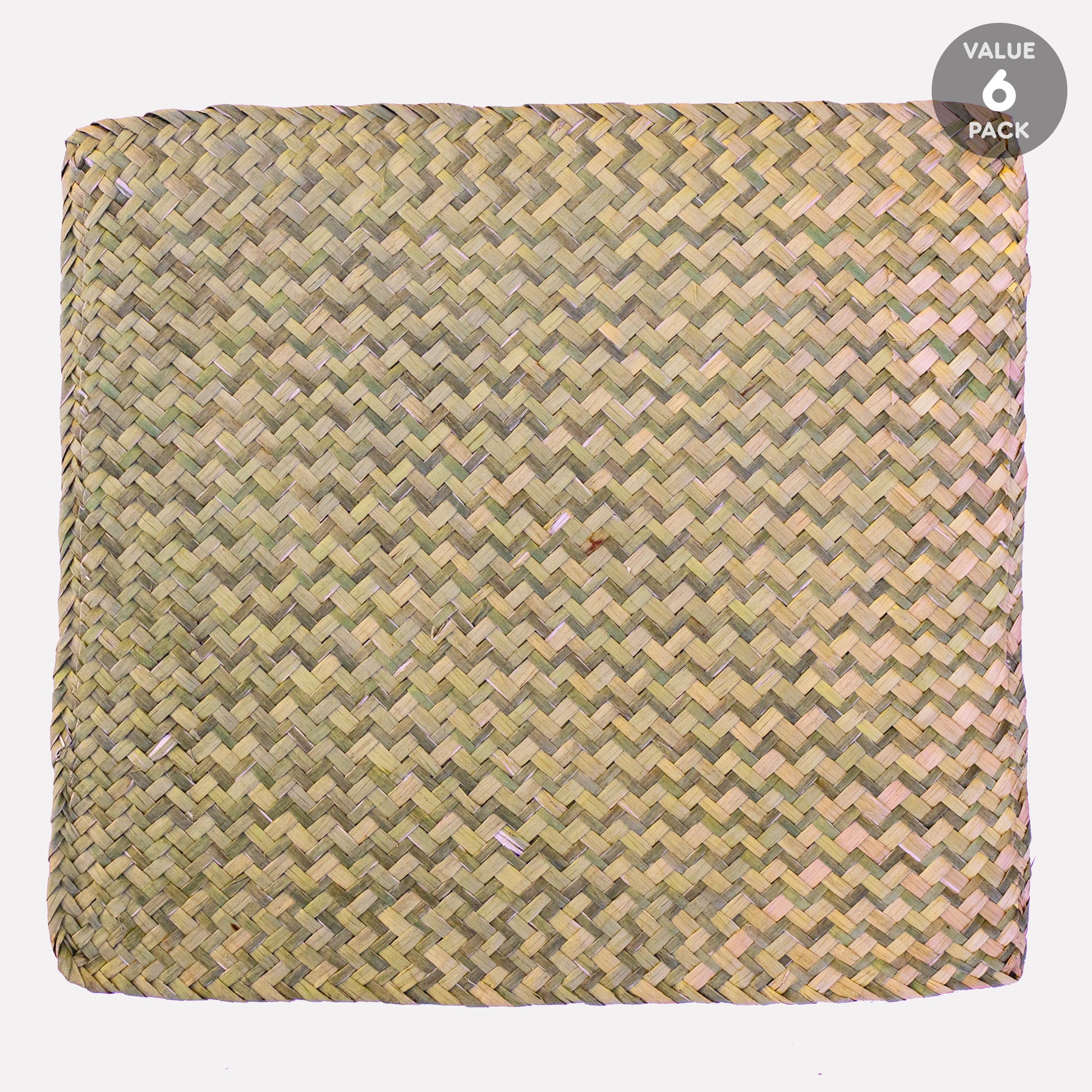 Sea Grass Mat SMALL - 6 PACK [11" x 12" x 1/8"] - BinkyBunny.com House Rabbit Store