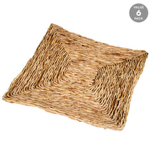 Sea Grass SQUARE MAT - 6 PACK (Thick) [12" x 12"  x 1/2"] - BinkyBunny.com House Rabbit Store