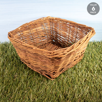 Square Basket LARGE - 6 PACK [6.75"] - BinkyBunny.com House Rabbit Store
