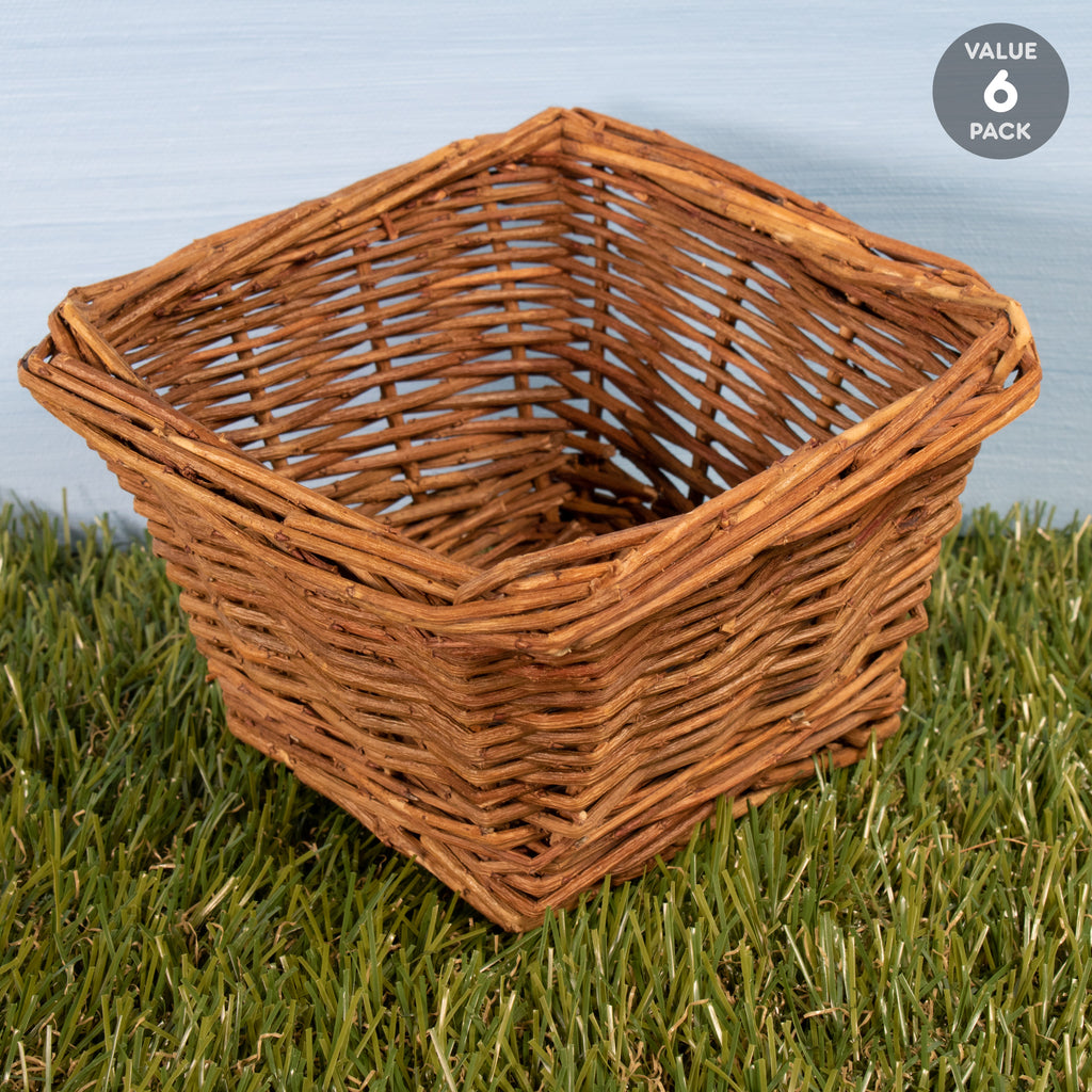Square Basket SMALL - 6 PACK [5"] - BinkyBunny.com House Rabbit Store