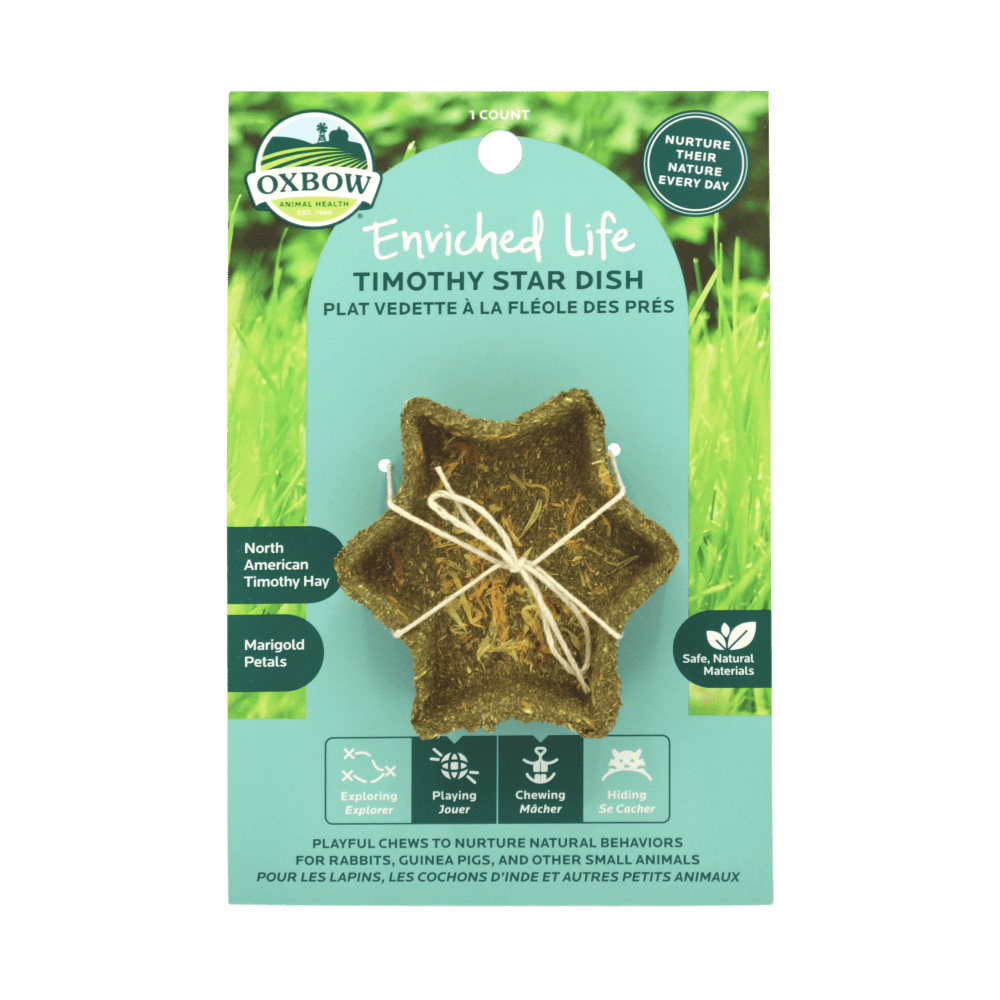 Timothy Star Dish (Enriched Life) - BinkyBunny.com House Rabbit Store