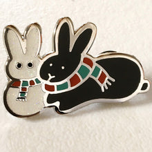 Winter Bunny Buddies PIN - BinkyBunny.com House Rabbit Store