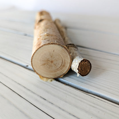 Birch Mini Logs (New) - BinkyBunny.com House Rabbit Store